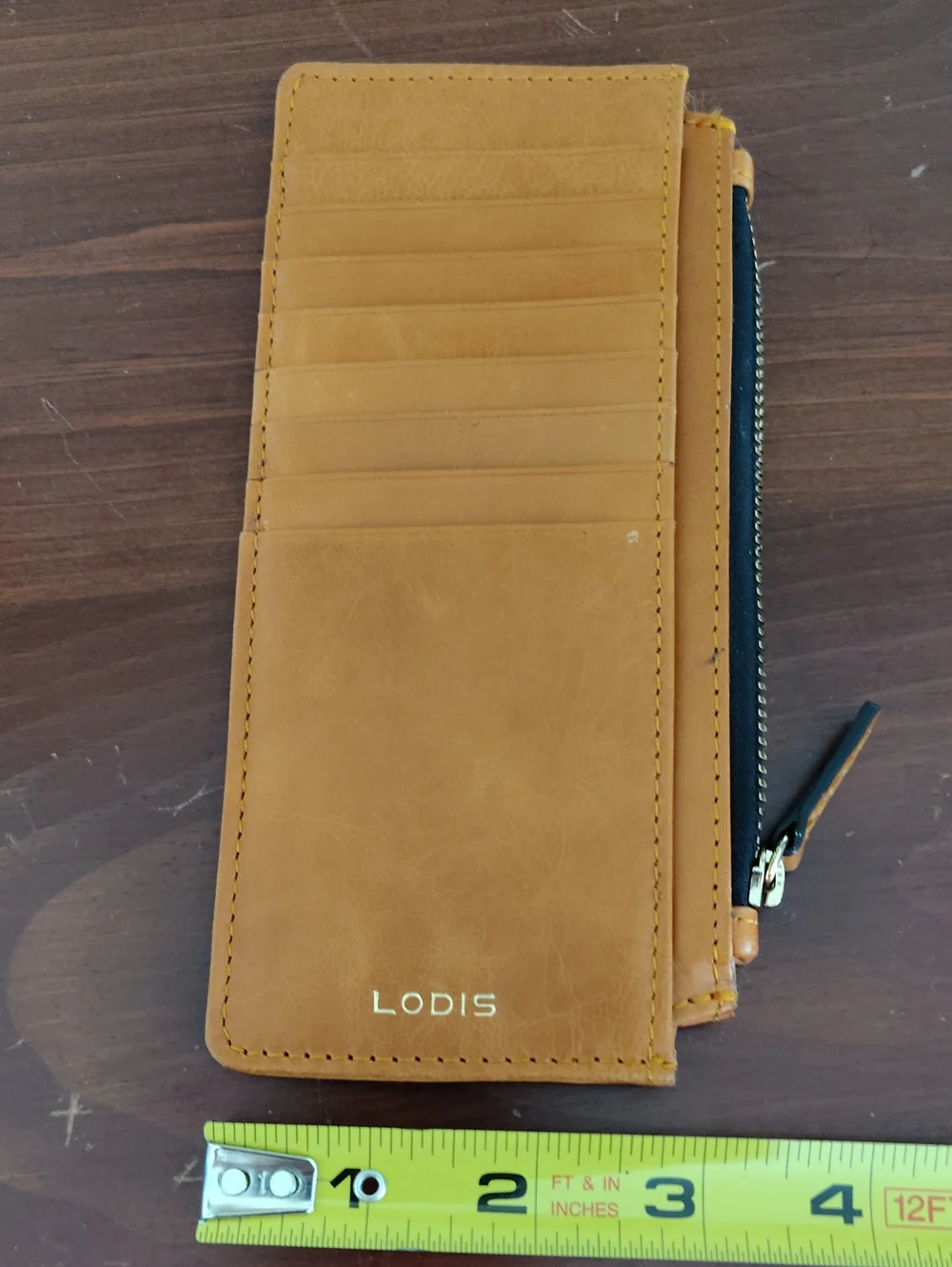 Lodis Long Stacker Leather Wallet Card Holder